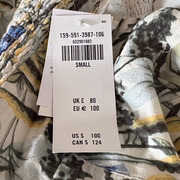 Abercrombie & Fitch Plunge Floral Tropical V-Neck Maxi Dress - Picture 3 of 7